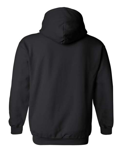 Gildan 18500 Unisex Heavy Blend™ Hooded Sweatshirt - Black - back