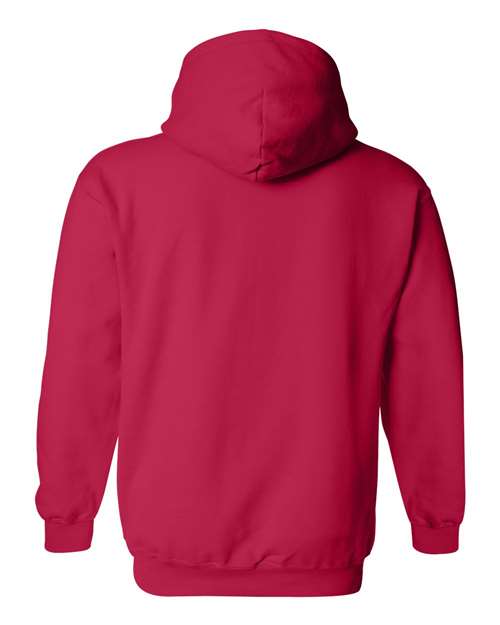 Gildan 18500 Unisex Heavy Blend™ Hooded Sweatshirt - Cherry Red - back