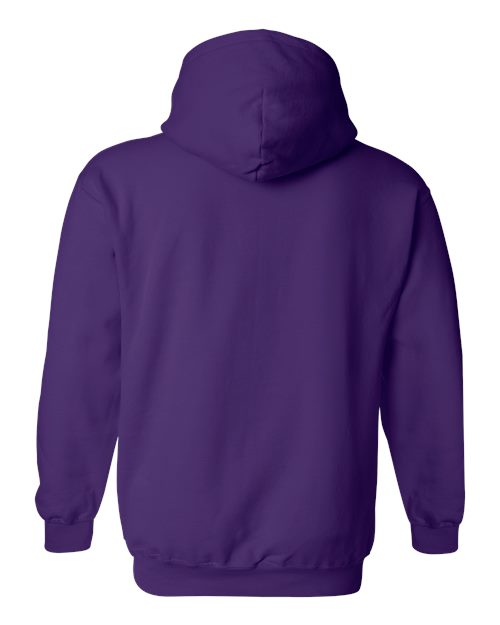 Gildan 18500 Unisex Heavy Blend™ Hooded Sweatshirt - Purple - back