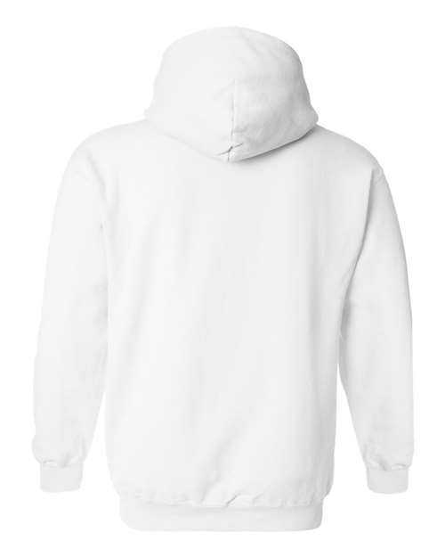 Gildan 18500 Unisex Heavy Blend™ Hooded Sweatshirt - White - back