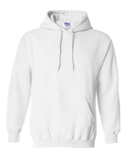 Gildan 18500 Unisex Heavy Blend™ Hooded Sweatshirt - White - front