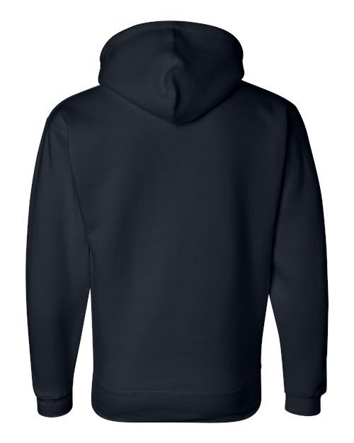 J. America 8824 Men's Premium Hooded Sweatshirt - Navy - back