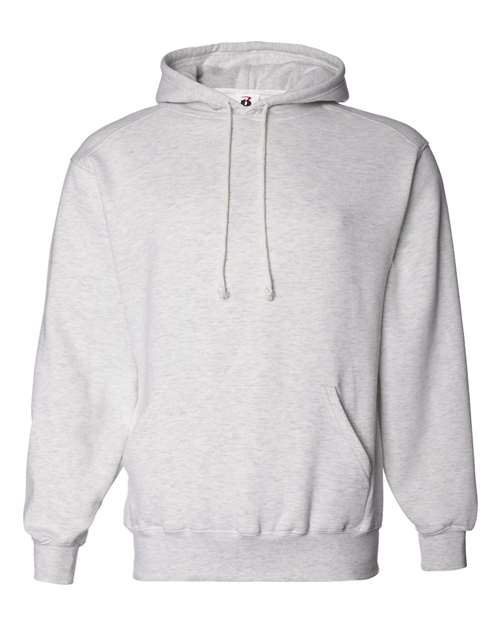 Badger 1254 Unisex Hooded Sweatshirt - Ash - front