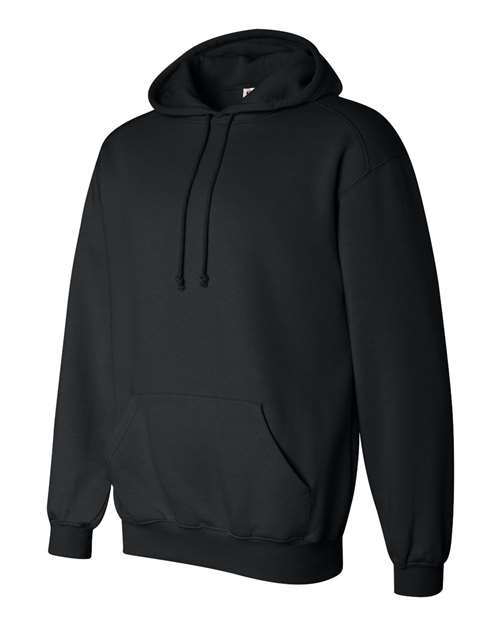Badger 1254 Unisex Hooded Sweatshirt - Black - side