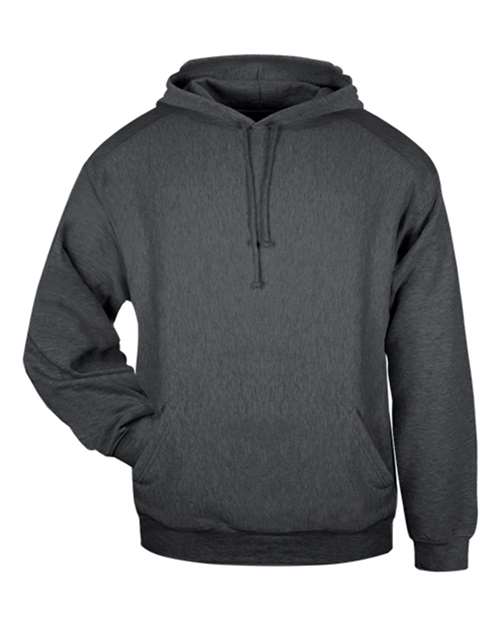 Badger 1254 Unisex Hooded Sweatshirt - Charcoal - front