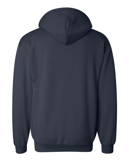 Badger 1254 Unisex Hooded Sweatshirt - Navy - back