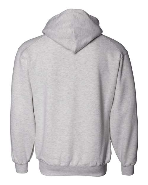 Badger 1254 Unisex Hooded Sweatshirt - Oxford - back