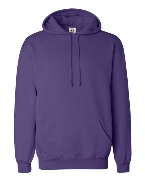 Badger 1254 Unisex Hooded Sweatshirt - Purple - front