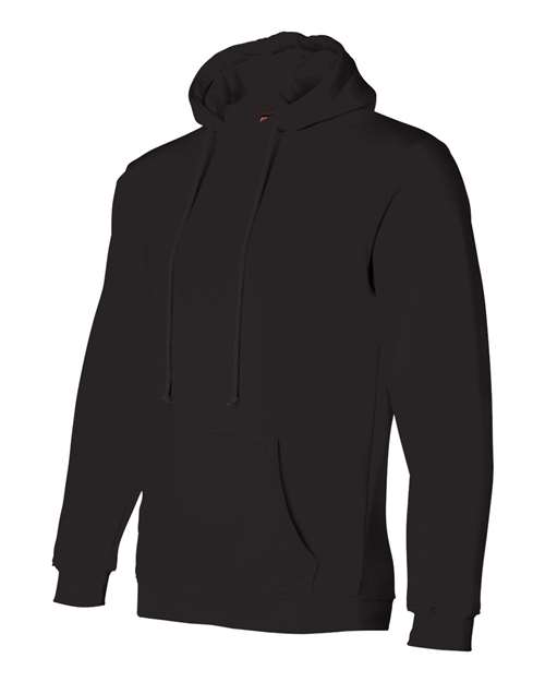 Bayside 960 Unisex USA-Made Hooded Sweatshirt - Black - side
