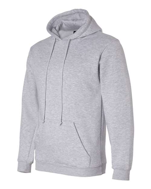Bayside 960 Unisex USA-Made Hooded Sweatshirt - Dark Ash - side