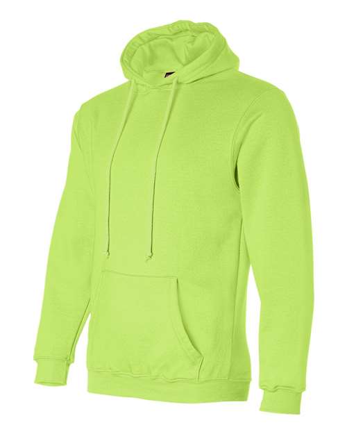 Bayside 960 Unisex USA-Made Hooded Sweatshirt - Lime Green - side