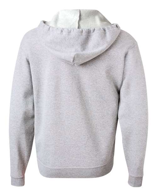JERZEES 993MR Unisex NuBlend® Full-Zip Hooded Sweatshirt - Ash - back