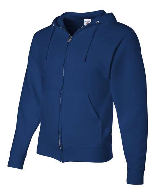 JERZEES 993MR Unisex NuBlend® Full-Zip Hooded Sweatshirt - Royal - side