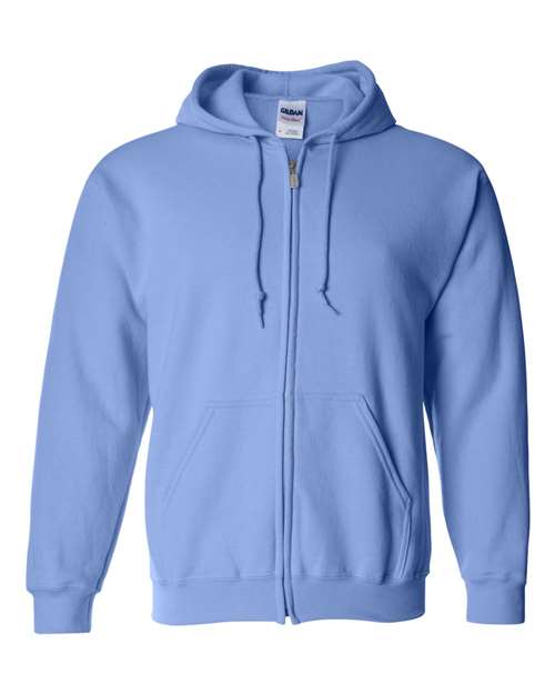 Gildan 18600 Unisex Heavy Blend™ Full-Zip Hooded Sweatshirt - Carolina Blue - front