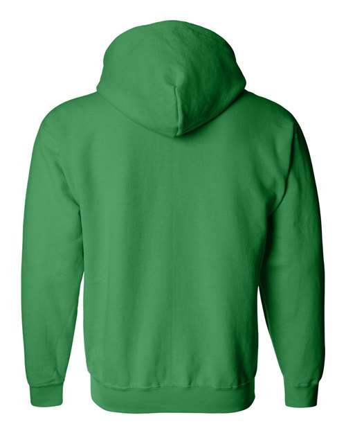 Gildan 18600 Unisex Heavy Blend™ Full-Zip Hooded Sweatshirt - Irish Green - back