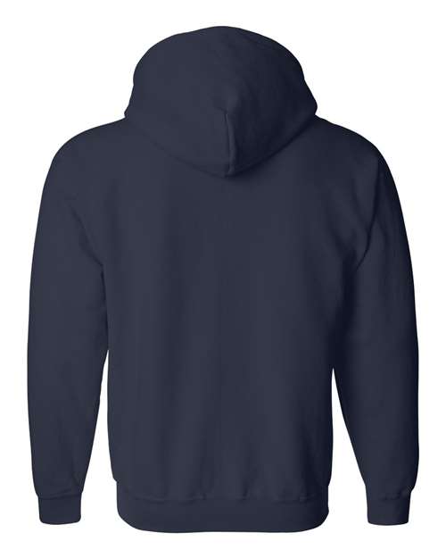 Gildan 18600 Unisex Heavy Blend™ Full-Zip Hooded Sweatshirt - Navy - back