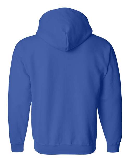 Gildan 18600 Unisex Heavy Blend™ Full-Zip Hooded Sweatshirt - Royal - back