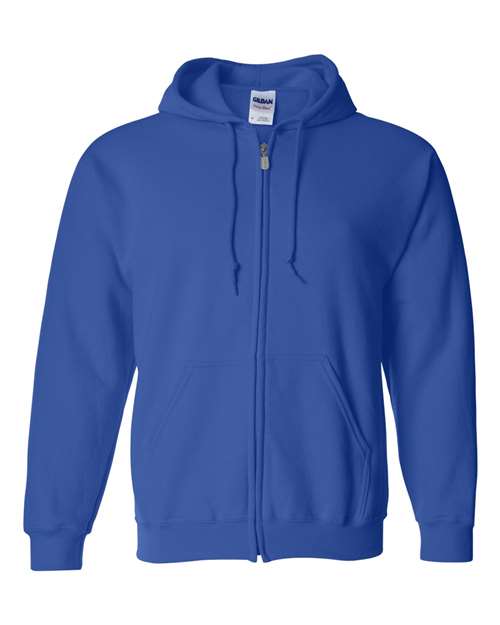 Gildan 18600 Unisex Heavy Blend™ Full-Zip Hooded Sweatshirt - Royal - front