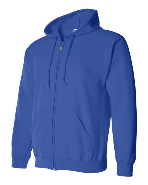 Gildan 18600 Unisex Heavy Blend™ Full-Zip Hooded Sweatshirt - Royal - side