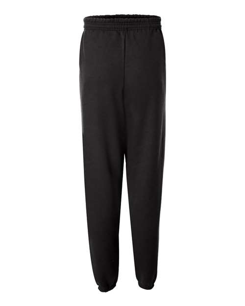 Hanes P650 Unisex EcoSmart® Sweatpants - Black - back