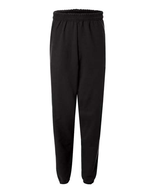 Hanes P650 Unisex EcoSmart® Sweatpants - Black - front