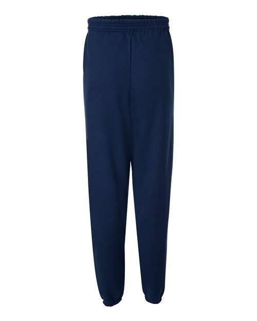 Hanes P650 Unisex EcoSmart® Sweatpants - Navy - back