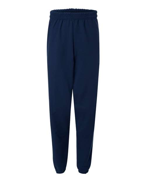 Hanes P650 Unisex EcoSmart® Sweatpants - Navy - front