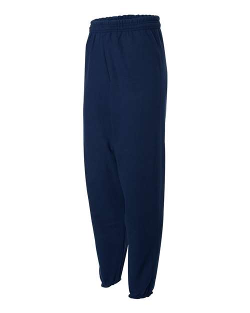 Hanes P650 Unisex EcoSmart® Sweatpants - Navy - side
