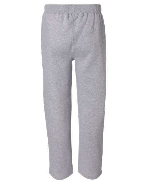 J. America 8992 Men's Premium Open-Bottom Sweatpants - Oxford - back