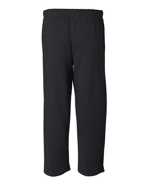 Badger 1277 Men's Open-Bottom Sweatpants - Black - back