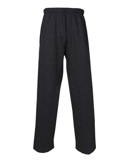 Badger 1277 Men's Open-Bottom Sweatpants - Charcoal - front