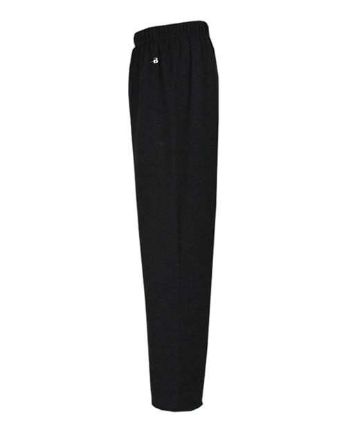 Badger 1277 Men's Open-Bottom Sweatpants - Charcoal - side