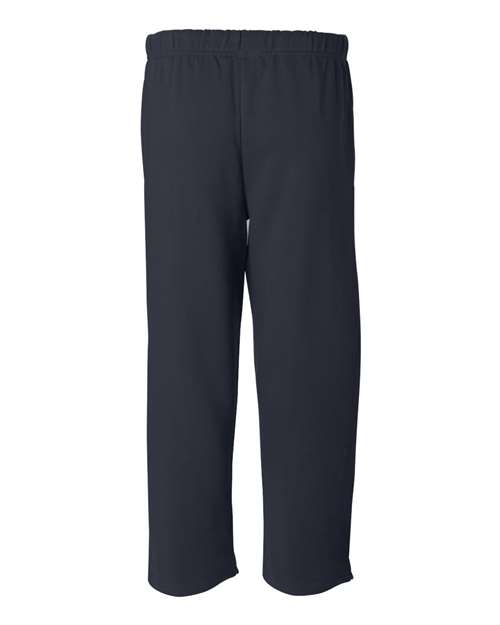 Badger 1277 Men's Open-Bottom Sweatpants - Navy - back
