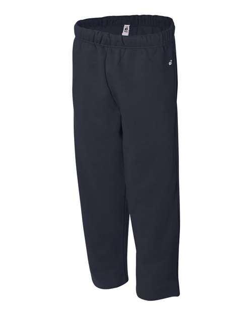 Badger 1277 Men's Open-Bottom Sweatpants - Navy - side