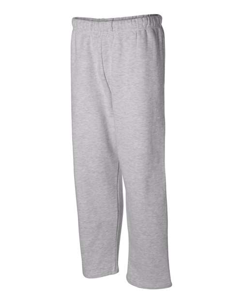 Badger 1277 Men's Open-Bottom Sweatpants - Oxford - side