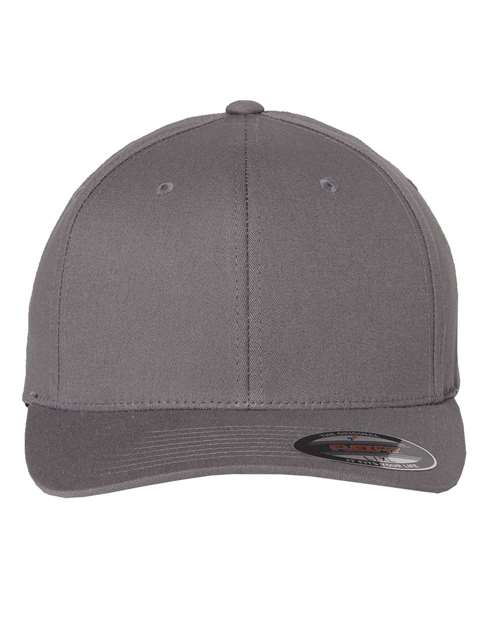Flexfit 5001 V-Flexfit® Cotton Twill Cap - Grey - front