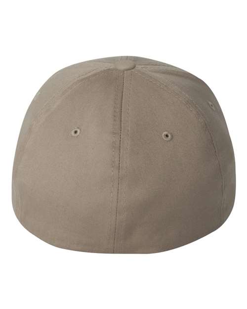 Flexfit 5001 V-Flexfit® Cotton Twill Cap - Khaki - back