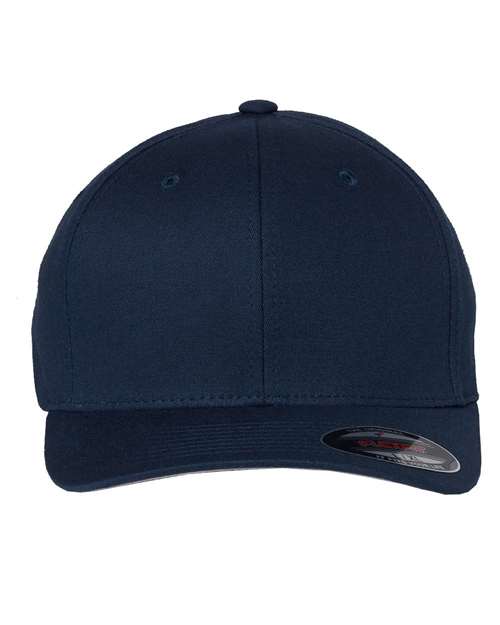 Flexfit 5001 V-Flexfit® Cotton Twill Cap - Navy - front