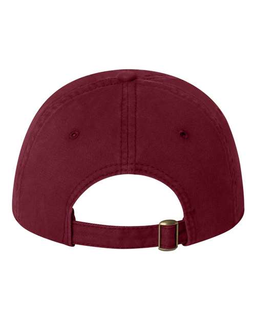 Valucap AH35 Unstructured Cap - Maroon - back