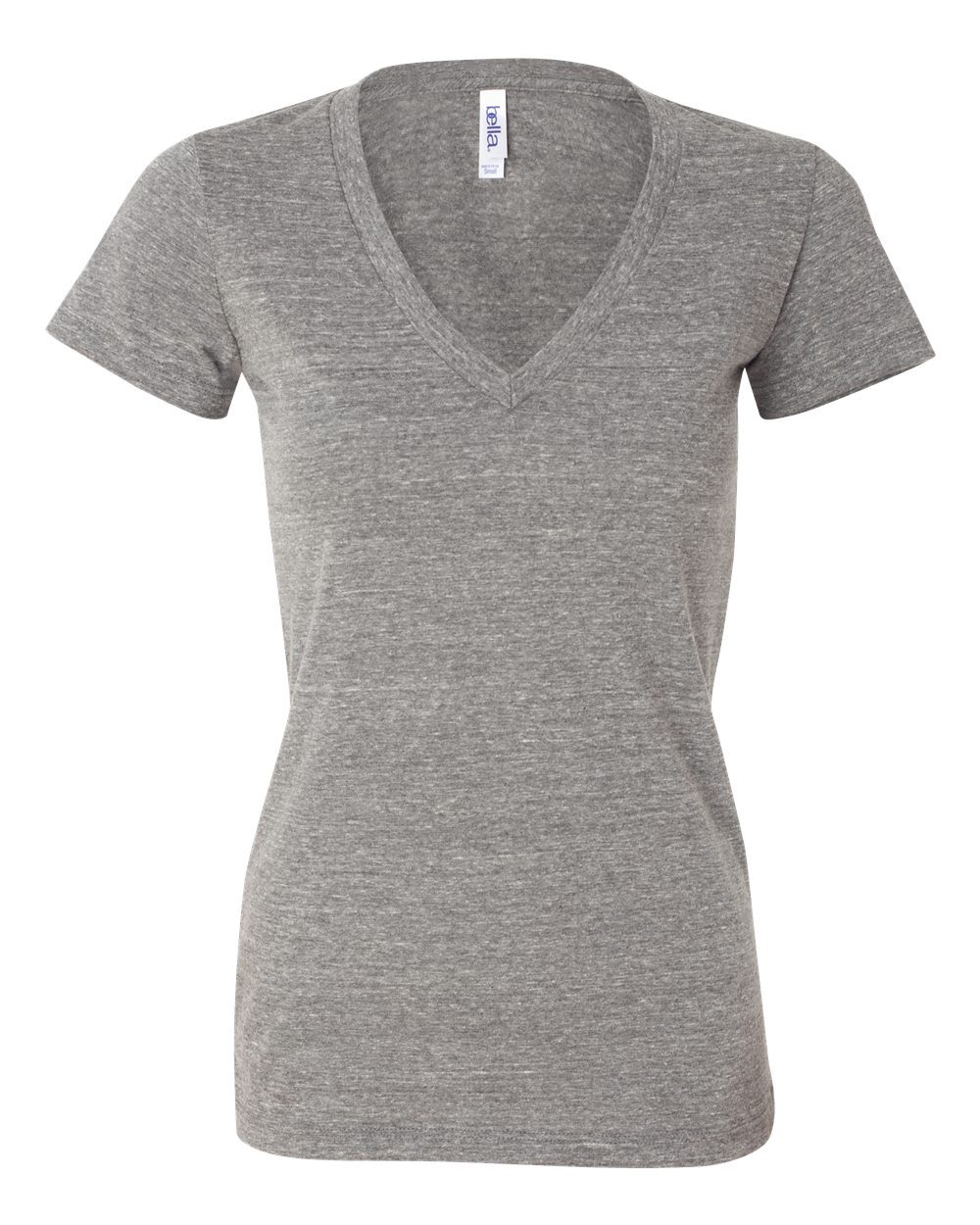 BELLA + CANVAS 8435 Women’s Triblend Deep V-Neck Tee - style