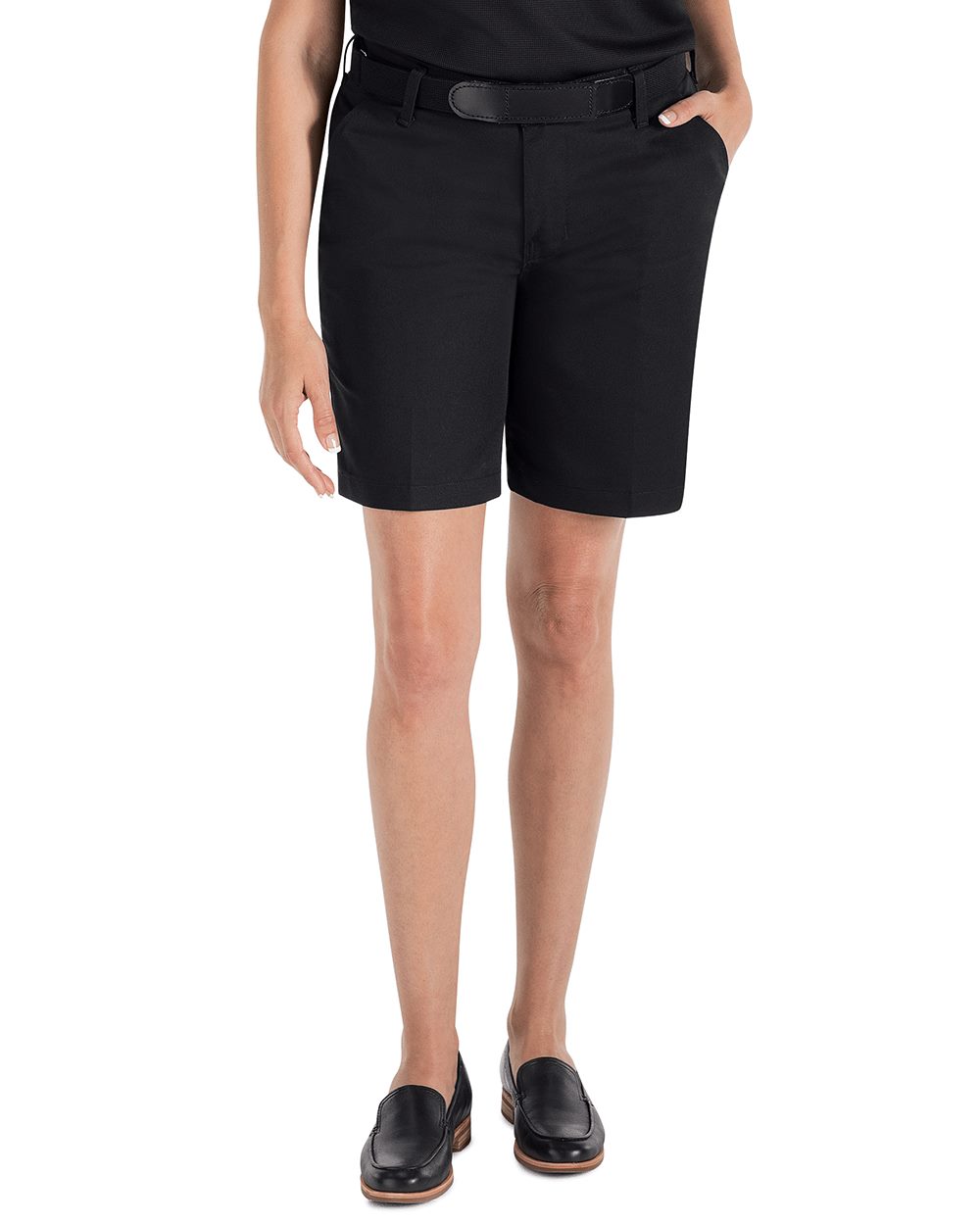 Red Kap PT27 Women's Plain Front 8" Shorts - style