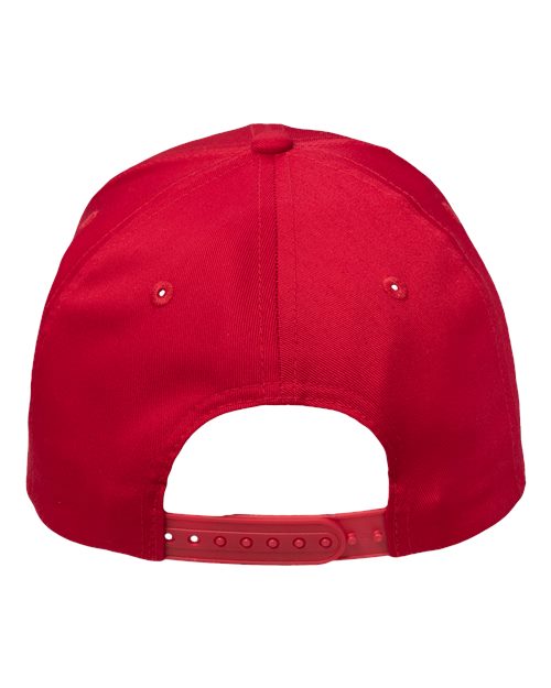 Valucap VC100 Lightweight Twill Cap - Red - back