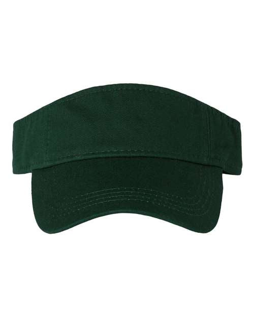 Valucap VC500 Bio-Washed Visor - Forest - front