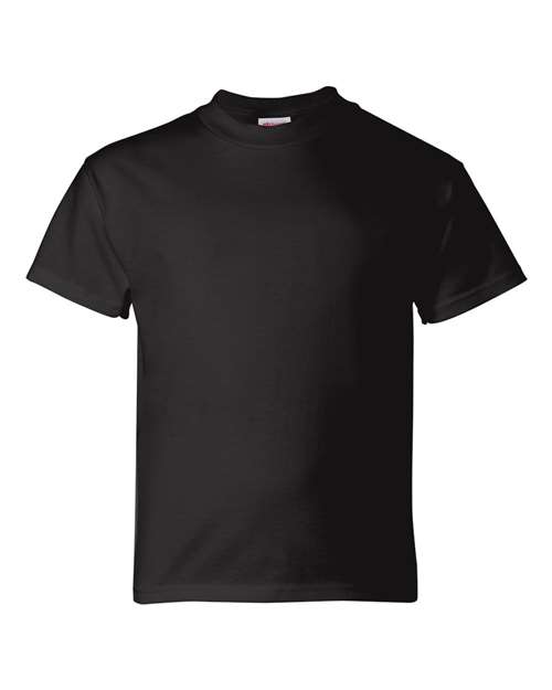 Hanes 5480 Youth Essential-T T-Shirt - Black - front