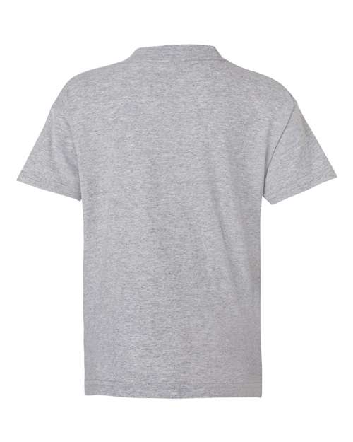 Hanes 5480 Youth Essential-T T-Shirt - Light Steel - back