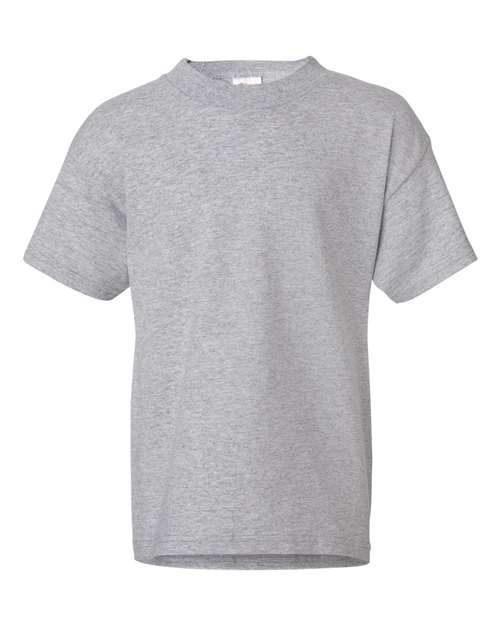 Hanes 5480 Youth Essential-T T-Shirt - Light Steel - front