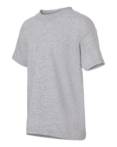 Hanes 5480 Youth Essential-T T-Shirt - Light Steel - side