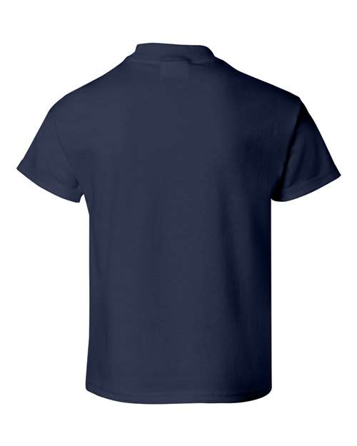 Hanes 5480 Youth Essential-T T-Shirt - Navy - back