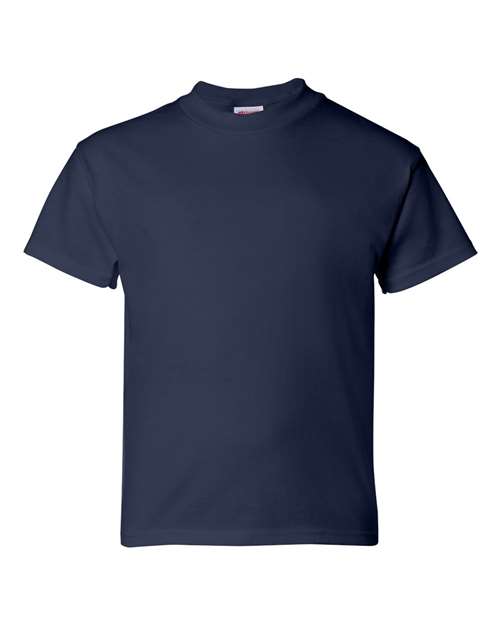 Hanes 5480 Youth Essential-T T-Shirt - Navy - front