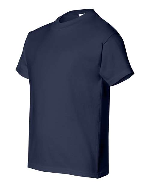 Hanes 5480 Youth Essential-T T-Shirt - Navy - side
